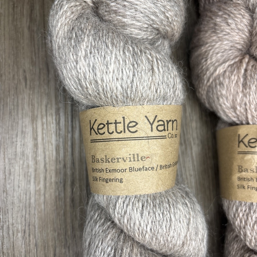 Kettle Yarn Co 2 Skeins Baskerville Yarn British Fingering 437y Special Edition - Picture 2 of 8